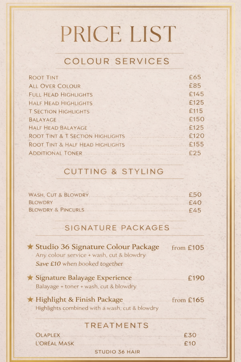 Two hairstylists apply hair extensions on a woman’s hair in a salon setting.